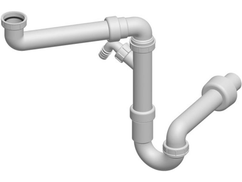 Sifon za en. pom. korito, prikl., brez izl. ventil