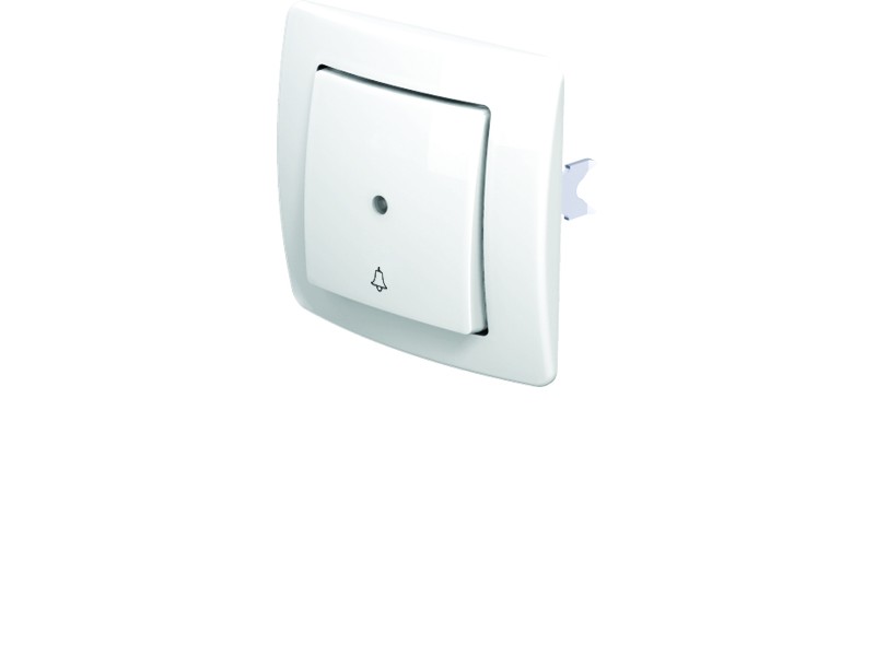 Tipkalo enopolno SE11 PW TI 50 - B 10A 250V (ZVONEC)