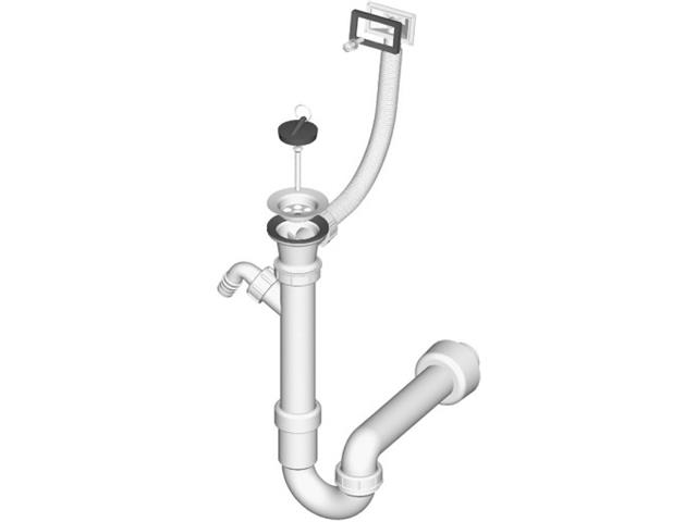 Sifon za en.pom. korito, prik. in prav. preliv