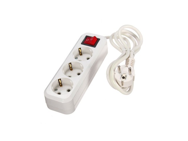 Električni podaljšek 3-vtični 5m