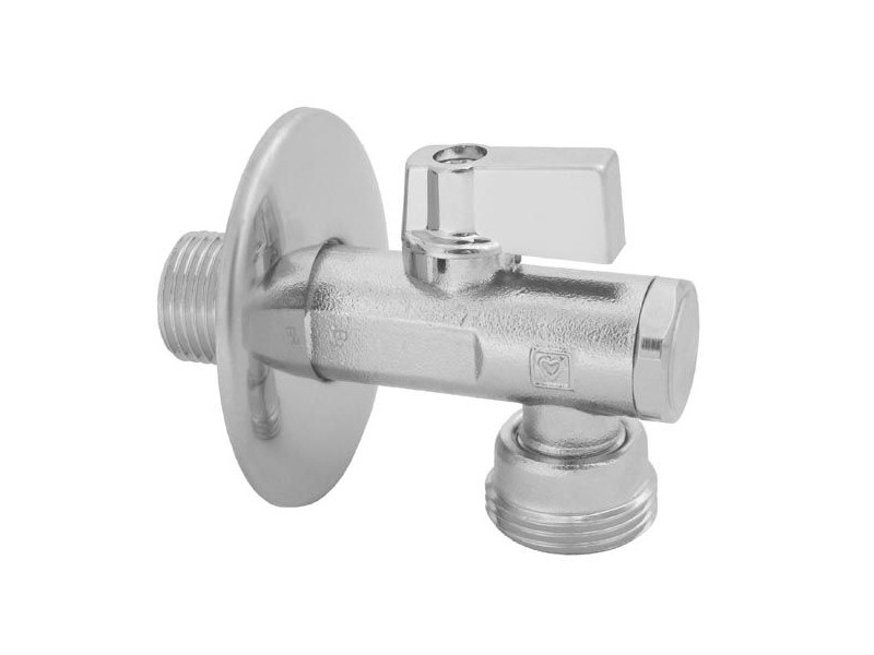 Krogelni ventil kotni za vodo 1/2-3/4'' KOVINA 