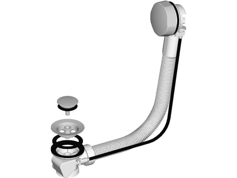 Odl.-prel. vent., avt., H = 650 mm, gumb ø 45 mm
