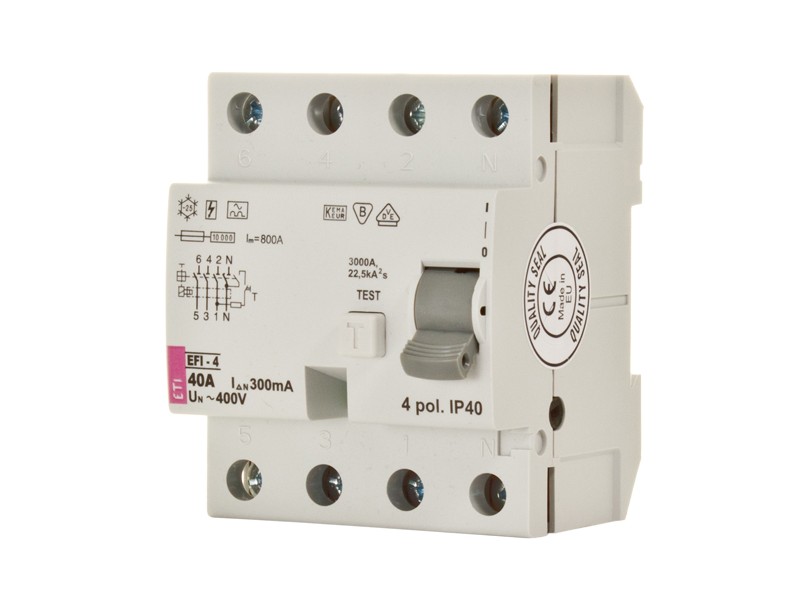 Stikalo FID 40A/0,03A EFI-4