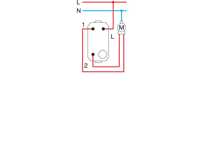 TIPKALO ŽALUZIJSKO 1-0-2 16A 250V - 1M