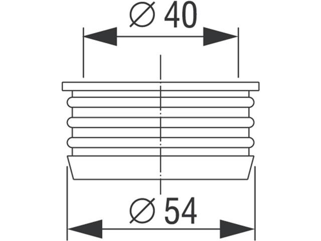 Tesnilo, gumi, ø 40/54 mm