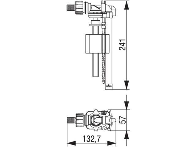 HMV-polnilni ventil