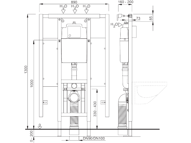 DUPLO WC 380 L VARIO SP