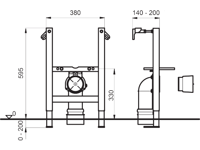 DUPLO WC 380 carrier 59 cm