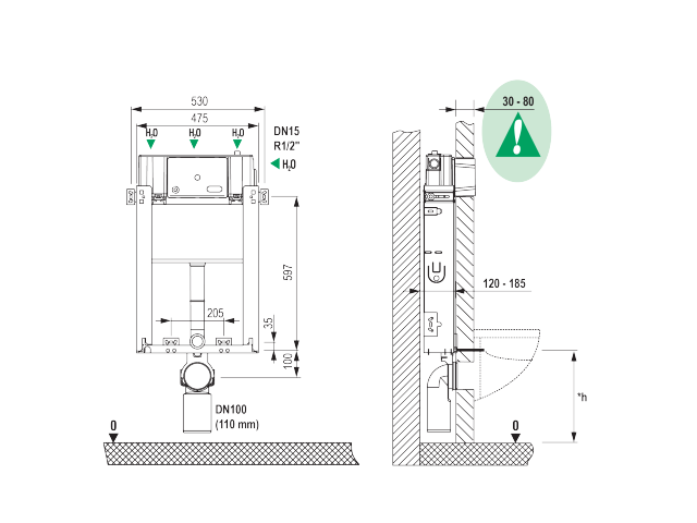 LIV-MOUNT WC 7512 – Herkul STANDARD