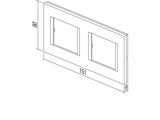 OKVIR LINE 2X2M