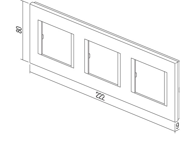 OKVIR LINE 3X2M