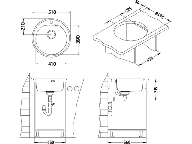 Pomivalno korito Form 30 SAT